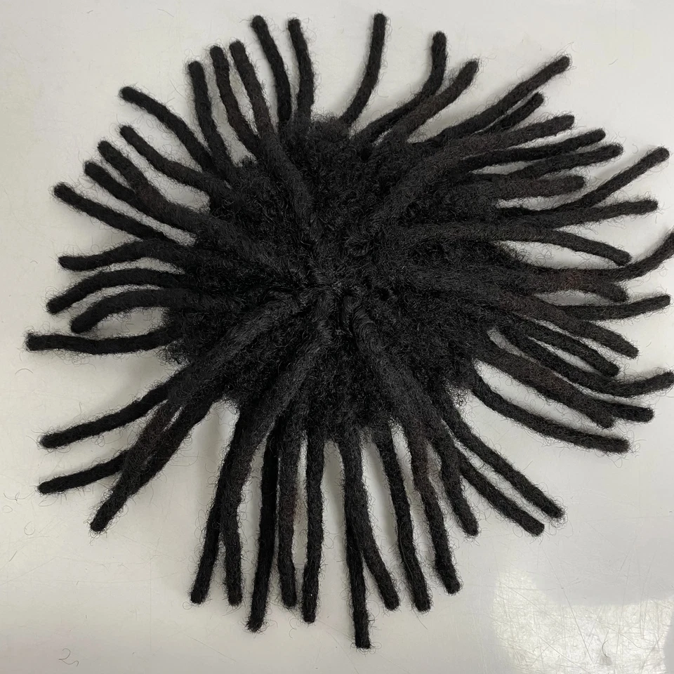 Toupee de encaje suizo completo Dreadlocks para hombre Foto 2 de 4