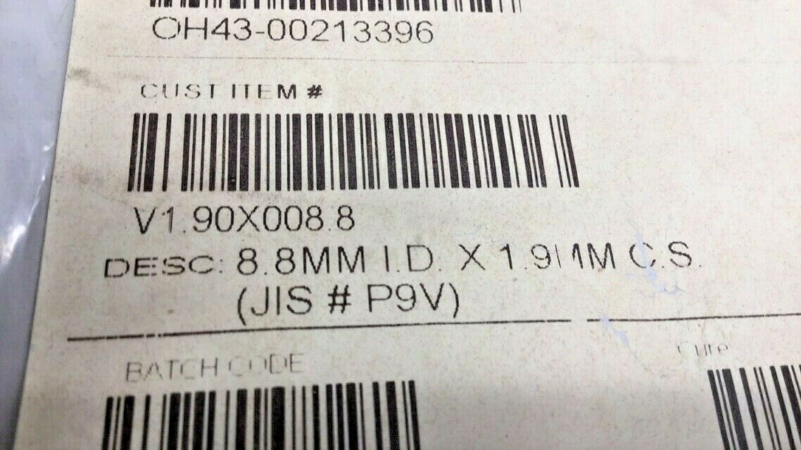 Dichtomatik V1.90X008.8 O-Ring, 8.8 mm ID x 12.6 mm OD FKM (Pack of 4)