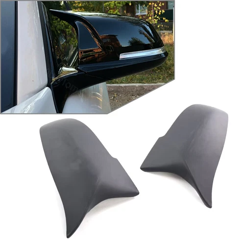 1Pair Unpainted ABS Plastic Mirror Cover Cap For BMW F20 F21 F22 F30 F31 F32 F33