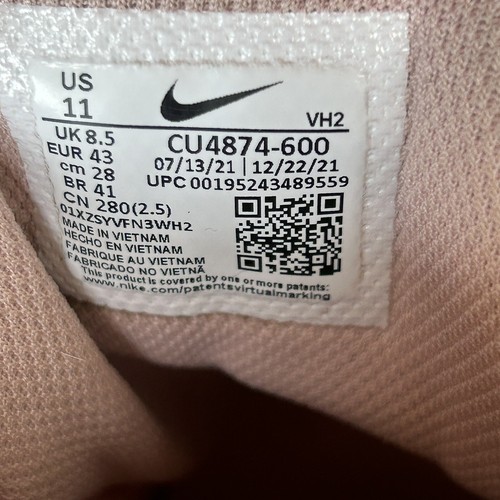 Nike RYZ 365 2 Light Pale Pink Oxford CU4874-600 Sneakers Shoes US Women's 11 - Picture 12 of 12