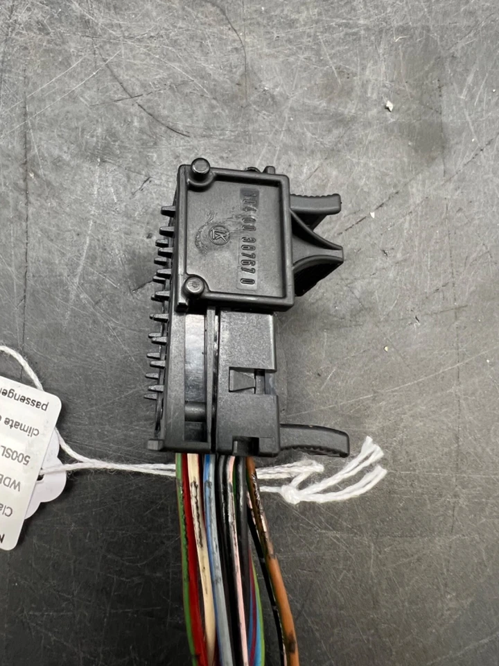 Arnés de cables coleta lateral pasajero control climático OEM 90-93 MERCEDES-BENZ 500SL Foto 4 de 4