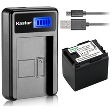 Kastar Battery LCD Charger for Canon BP-819  Canon VIXIA HF S30, VIXIA HF S100