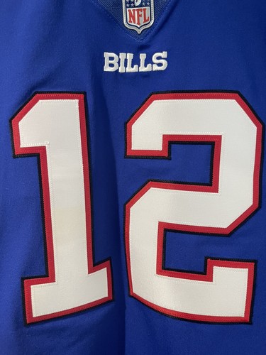 Buffalo Bills Nike Jim Kelly #12 Pro Authentic Vapor Elite Jersey Size 48 - Picture 18 of 22