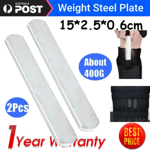 Steel plates for outlet weight vest