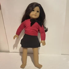 AMERICAN GIRL DARK BROWN HAIR & LIGHT BROWN EYES 18" DOLL