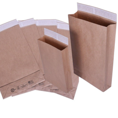KRAFT VERSANDTASCHEN *4 GRÖßEN* STARKES SELBSTVERSIEGELNDES PAPIER POST PAKET POS