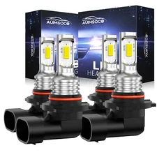 White LED Headlight Bright Bulbs For Chevy Silverado 1500 1999-2006 Hi Low Beam