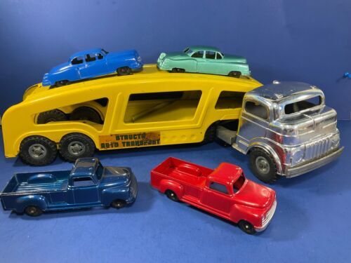 20 Ruote Di Ricambio Vintage Per Camion Giocattolo Structo &ndash; Anni '50, Lotto Usato