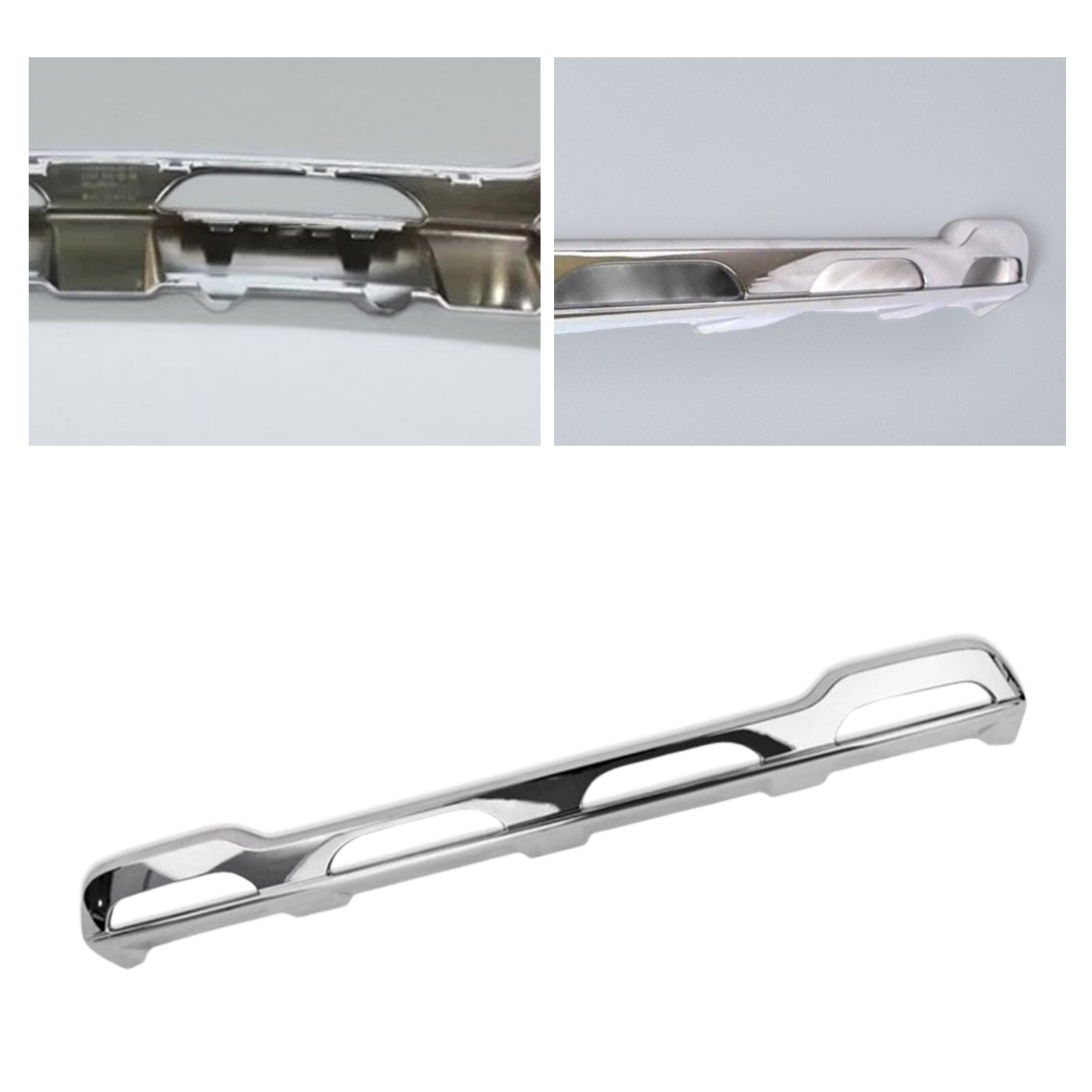 New Front Bumper Lower Panel Skid Plate Molding Chrome For 2020- 2023 Glb 250 zD