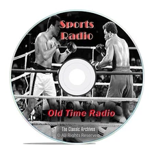 Boxing, Historic American Sports News, 254 Old Time Radio Shows, OTR DVD