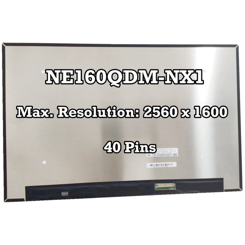 Écran LCD IPS 14 Pouces NE140WUM-NX1 V18.0 - 1920x1200 - 40 Pins EDP - Neuf