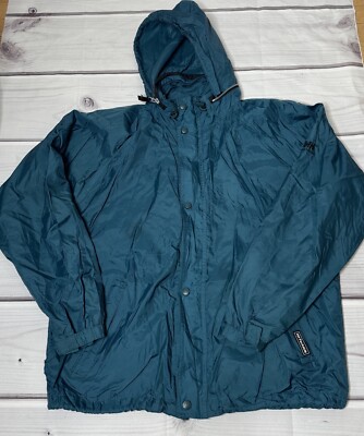 Helly Hansen Men s Packable Jacket Green Lightweight Windbreaker Size Small
