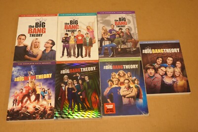 Lot of 7 The Big Bang Theory DVD Sets : Seasons 1+2+3+5 +6+7+8 VERY ...