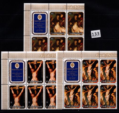 SP 5X ISOLE CUOCHI - MNH - ARTE - DIPINTO - NATALE 1977 - RUBENS