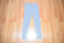 NEW Womens ACTIVE LIFE Silver Gray Mesh Inserts Thick Waist Active Pants Sz S