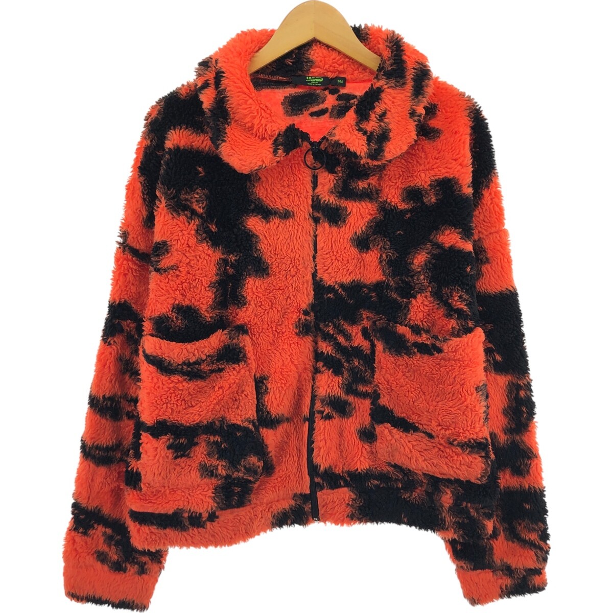 JADAD womens size M all-over print fleece jacket eaa506550