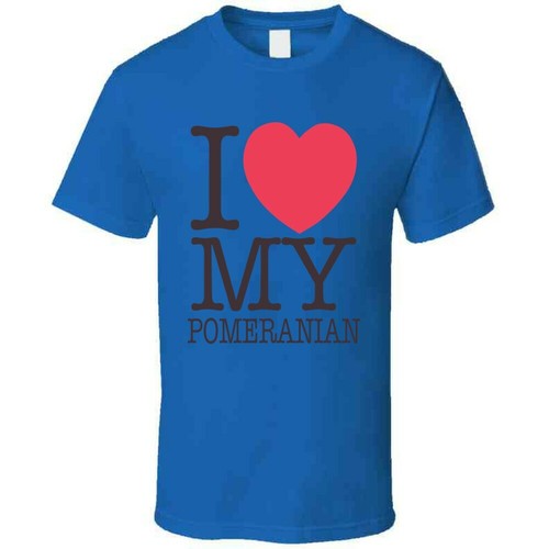 I Love My Pomeranian Dog Gift T Shirt - 第 7/8 張圖片