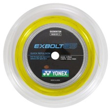 Yonex EXBOLT 65 Yellow Badminton String 200m Reel - 0.65mm