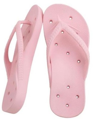 Shower Shoes for Kids Flip Flops with Arch Support Boys 2-2.5 Big Kid Pink