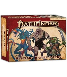 Paizo Pathfinder 2nd Edition Battle Cards: Bestiary, NPC, Book of the Dead