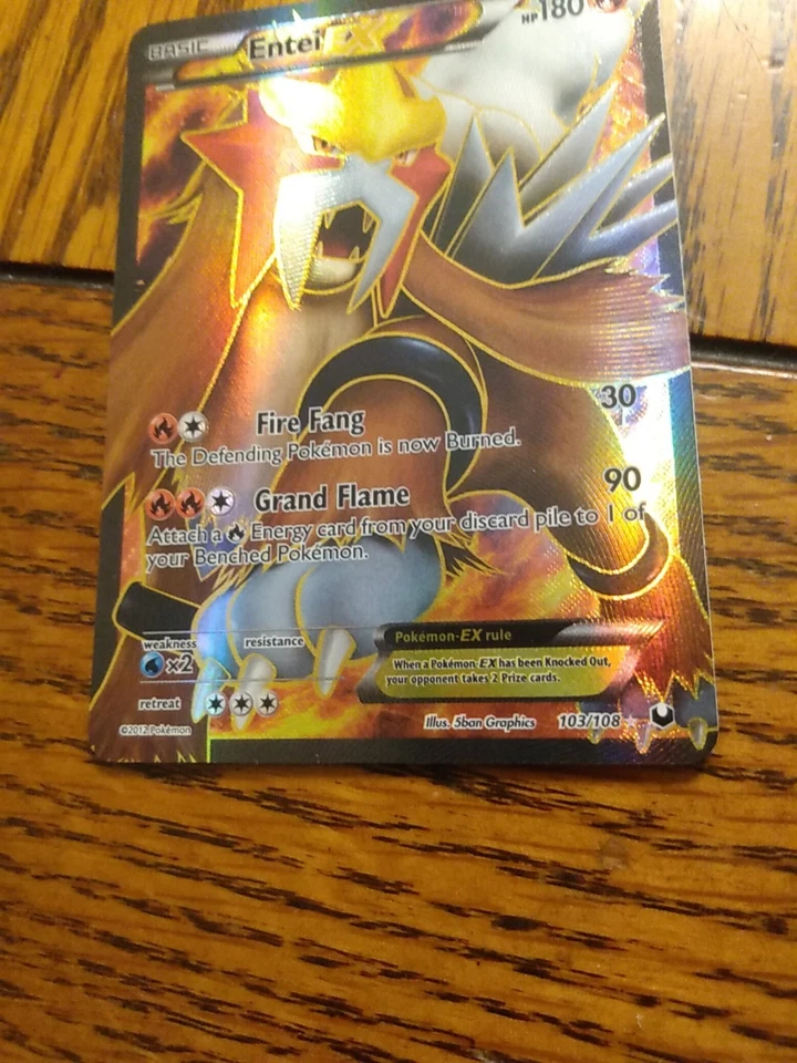 2012 Pokemon Full Art Entel 103/108 - Image 3 of 4