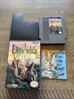 Crystalis (Nintendo NES, 1990)  w/ Protector,  & Box. No Manual.