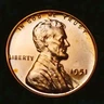1951 Proof Lincoln Cent. #5633