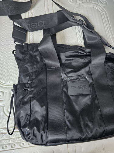 Bebe Sport Bag Can Be Gym Bag Or Purse Has Extra Straps For Cross Body K - Picture 2 of 5
