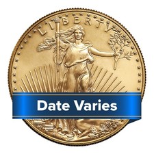 $25 American Gold Eagle 1/2 oz Random Year Brilliant Uncirculated