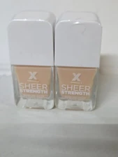 Sephora Formula X Sheer Strength Nail Polish Factory Sealed x2 bottles Powerful
