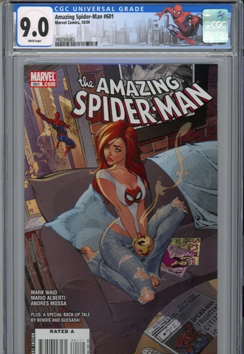 Amazing Spider-Man #601 (2009) Marvel CGC 9.0 White J. Scott Campbell
