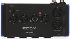 Zoom AMS-44 USB Audio Interface, 4 Inputs, 4 Outputs, Loopback, Direct