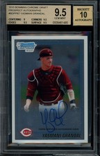 2010 Bowman Chrome Draft Prospects Autos BDPP67 Yasmani Grandal BGS 9.5 BAS 10