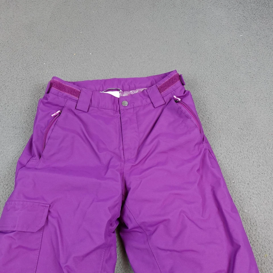 Columbia Pantalones Mujer Medio Púrpura Omni Tech Aislado Esquí Snowboard Impermeable Foto 2 de 4
