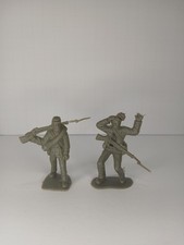 American Civil War Union 2-inch Toy Soldier Lot of 2 Vintage MPC A8