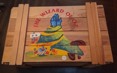 Polonaise-Kurt Adler-Komozja THE WIZARD OF OZ (4) Piece Ornament Wooden Box Set