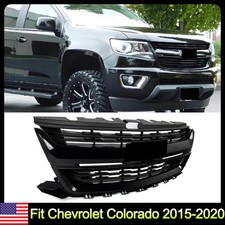 For Chevrolet Colorado Z71 2015-2020 Front Upper Bumper Grille Grill Gloss Black For Chevrolet Colorado Z71 2015-2020 Front Upper Bumper Grille Grill Gloss Black