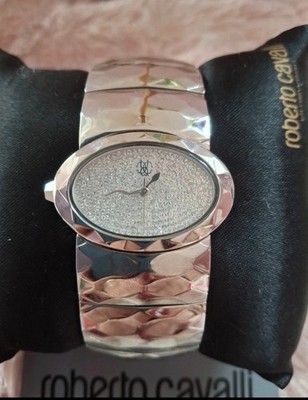 Roberto Cavalli timewear Armbanduhr Silber original