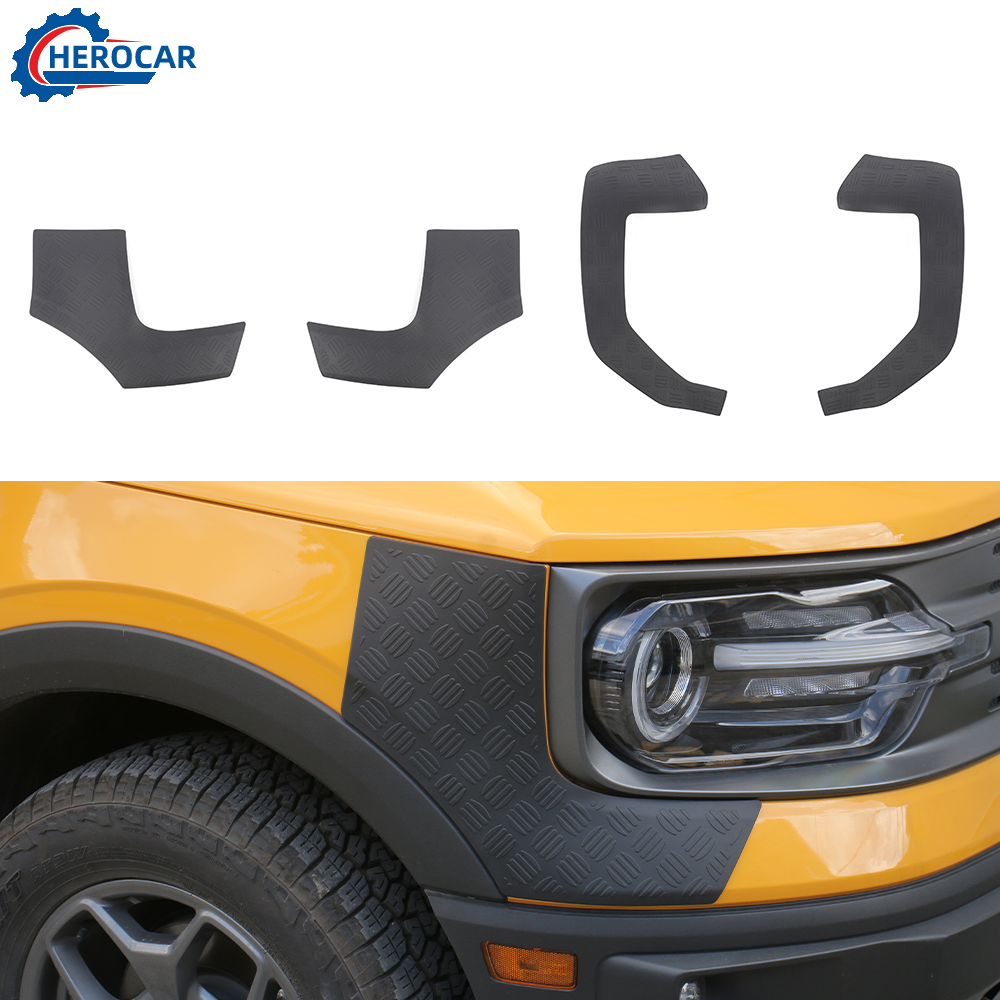 Headlight Taillight Body Armor Corner Guard Trim Cover For Ford Bronco Sport 21+