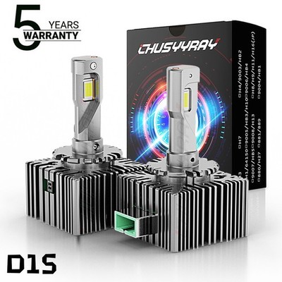 2x D1S D1R LED Headlight Bulb 180W 6000K High Low Beam HID Xenon Conversion Kit