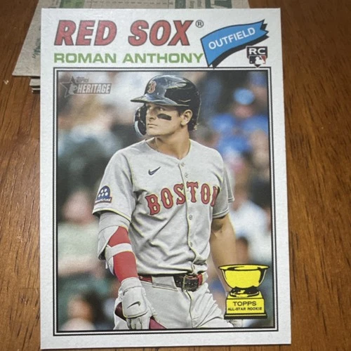 Topps Heritage Rookie Topps All-Star Roman Anthony Red Sox #86 Baseball Card