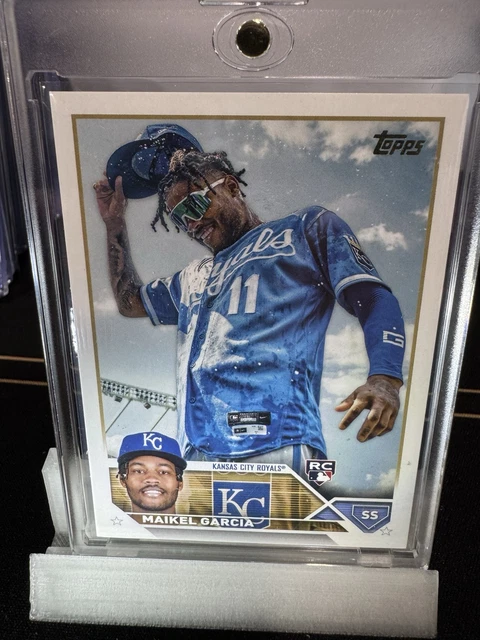 2023 Topps Update Series - Maikel Garcia SSP IV Golden Mirror #US144 (RC)