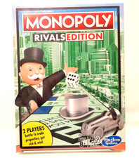 Monopoly Rivals Edition by Hasbro 2 Player Game Ages 8 Battle Properties  Win