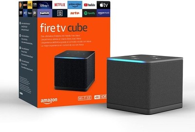 Amazon Fire TV Cube (neueste Gen)   4K UHD, Alexa, Wi-Fi 6E, Dolby Vision   NEU
