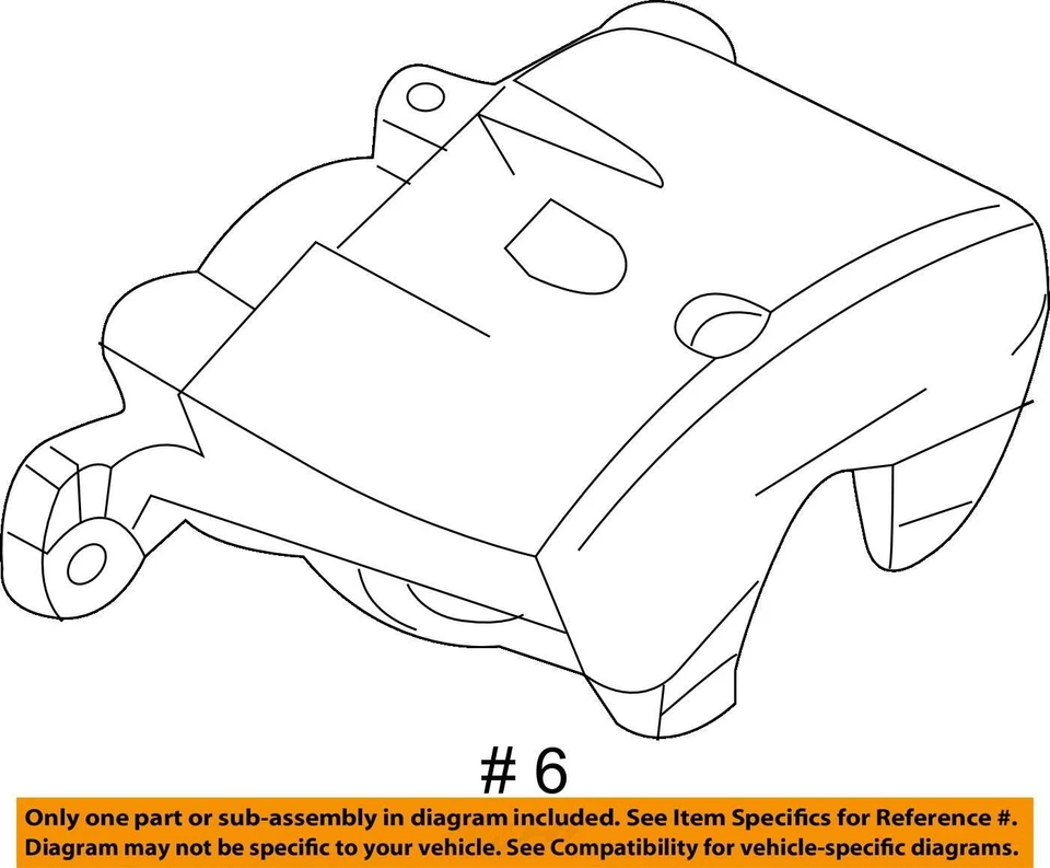 Pinza de freno delantera izquierda Chevrolet Malibu 2004-2012 DHBM0 Foto 4 de 4