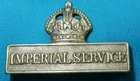WW1 ERA TERRITORIAL FORCE IMPERIAL SERVICE BADGE MILITARY ORIGINAL WORLD WAR I