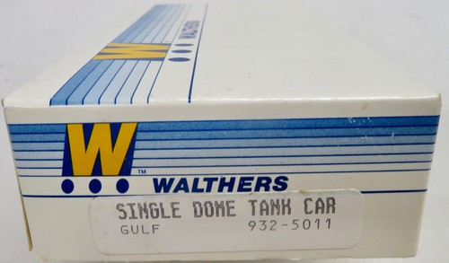 WALTHERS HO Scala Kit 932-5011 - 36’ Tank Car Gulf - #5016 Kit - Nuovo con scatola - Foto 4 di 4