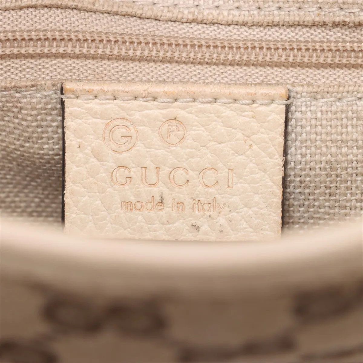 GUCCI GG Canvas 2WAY Shoulder Bag Beige Leather 449241 Crossbody Italy Ladies thumbnail 12