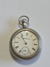 Antique Waltham Grade 3 Model 1883 7J 11 Jewel Size 18s Pocket Watch Nickel