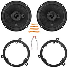 2x JBL Stage3 68MF 6.5" 560W 3-Way Speakers, Speaker Adapters, Speaker Harness